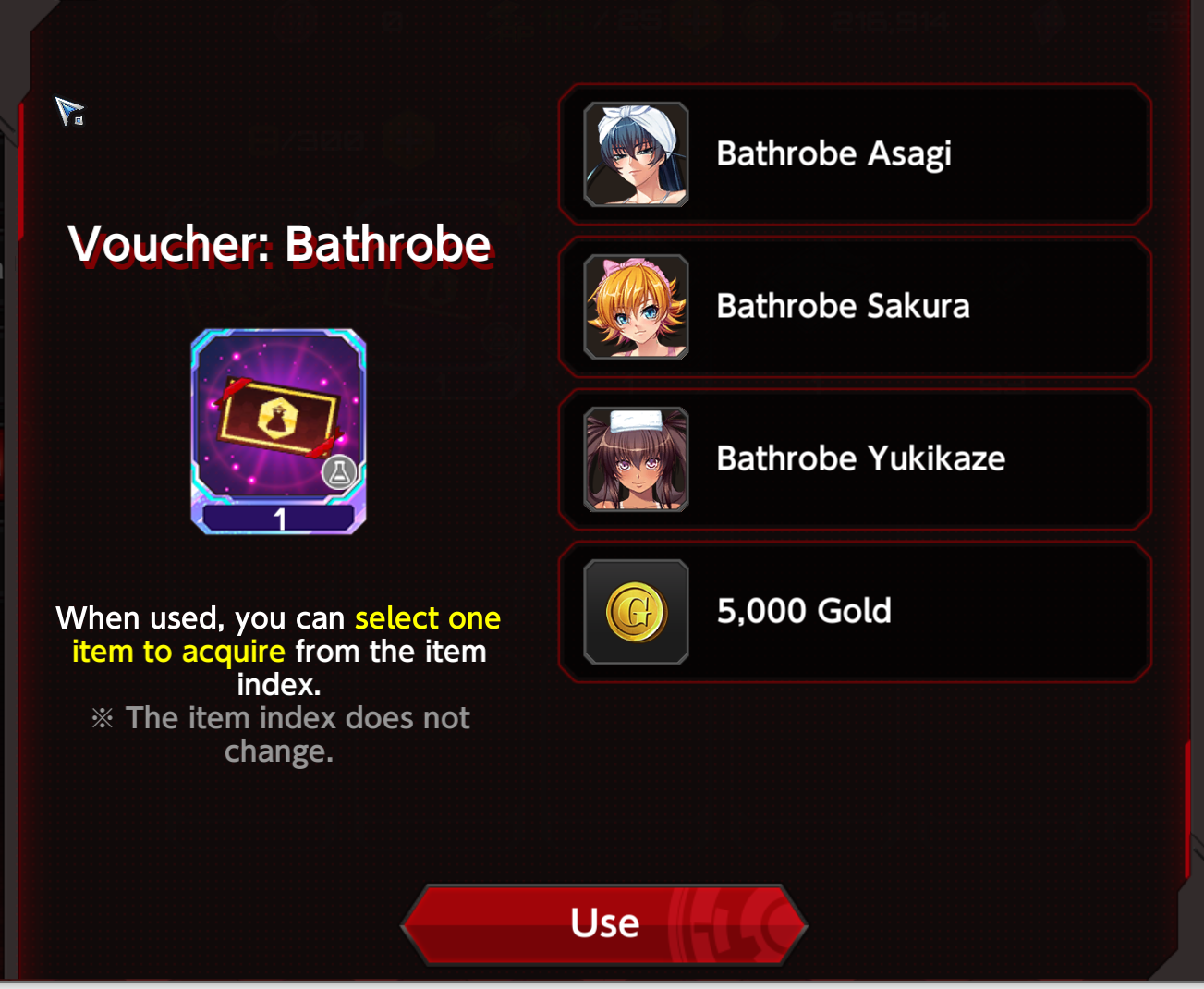Bathrobe Voucher
